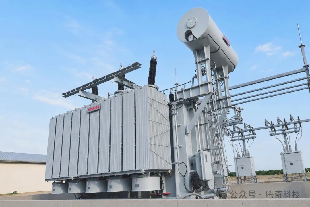 Tengqi transformer radiator products at the expo