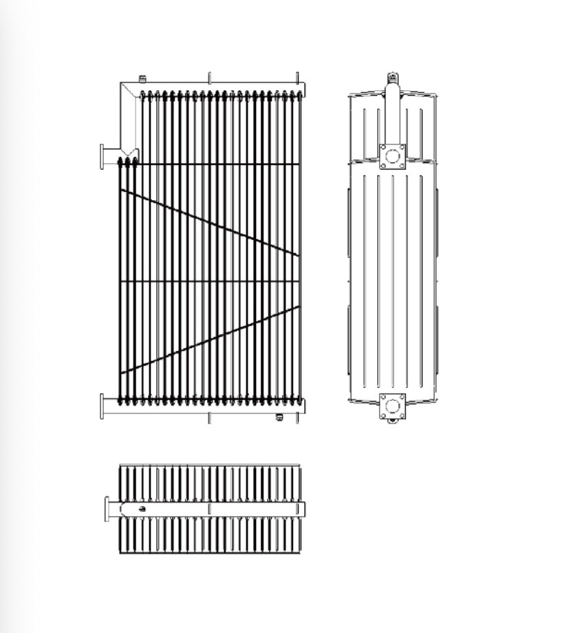 Gooseneck transformer radiator